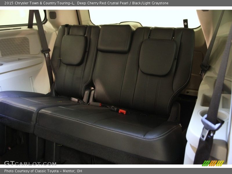 Deep Cherry Red Crystal Pearl / Black/Light Graystone 2015 Chrysler Town & Country Touring-L