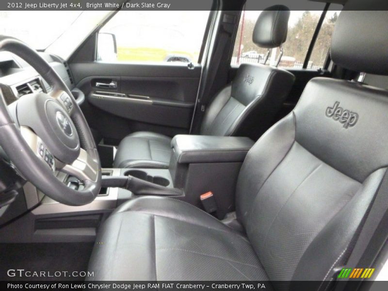 Bright White / Dark Slate Gray 2012 Jeep Liberty Jet 4x4