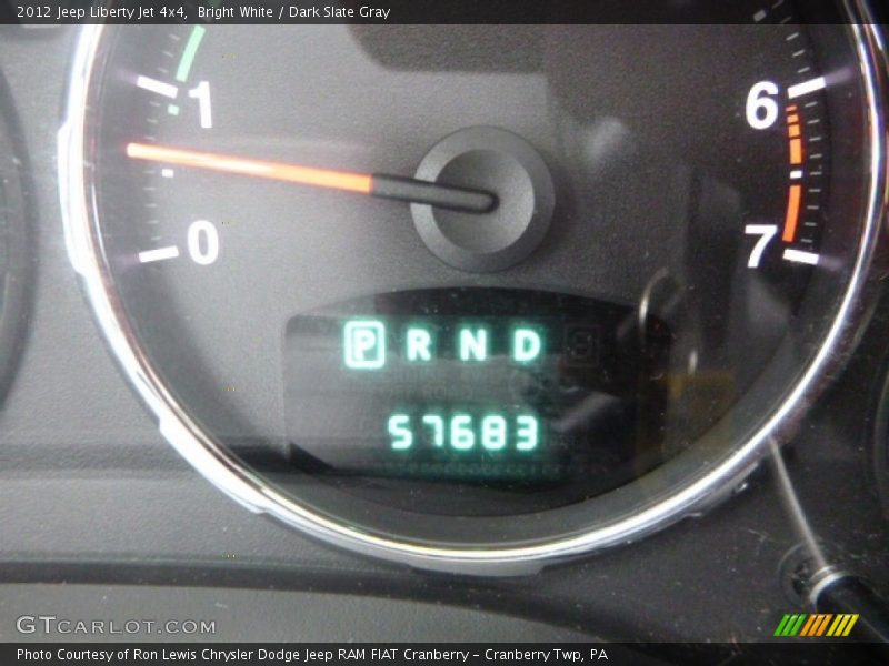 Bright White / Dark Slate Gray 2012 Jeep Liberty Jet 4x4