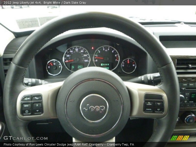 Bright White / Dark Slate Gray 2012 Jeep Liberty Jet 4x4