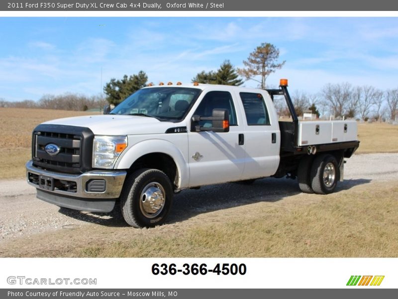 Oxford White / Steel 2011 Ford F350 Super Duty XL Crew Cab 4x4 Dually