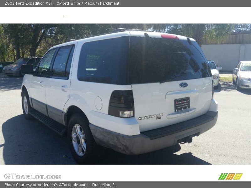 Oxford White / Medium Parchment 2003 Ford Expedition XLT