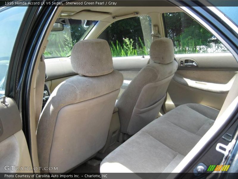 Sherwood Green Pearl / Gray 1995 Honda Accord LX V6 Sedan