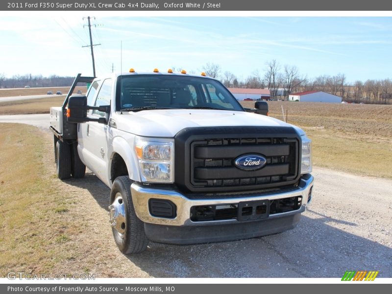 Oxford White / Steel 2011 Ford F350 Super Duty XL Crew Cab 4x4 Dually
