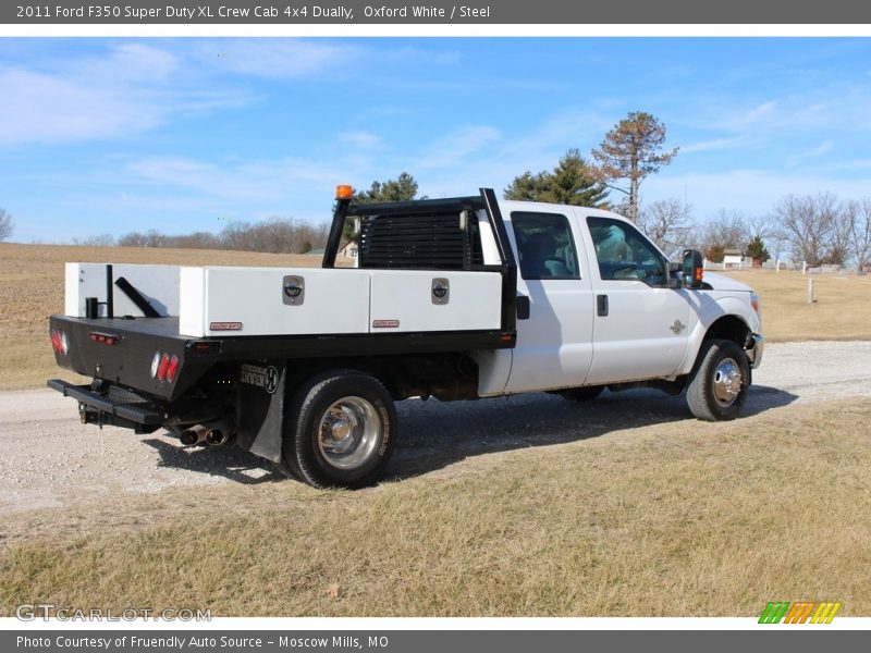 Oxford White / Steel 2011 Ford F350 Super Duty XL Crew Cab 4x4 Dually