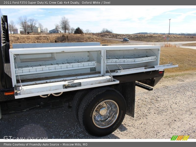 Oxford White / Steel 2011 Ford F350 Super Duty XL Crew Cab 4x4 Dually