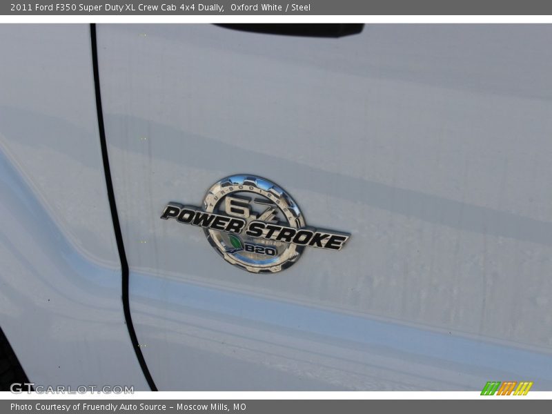 Oxford White / Steel 2011 Ford F350 Super Duty XL Crew Cab 4x4 Dually