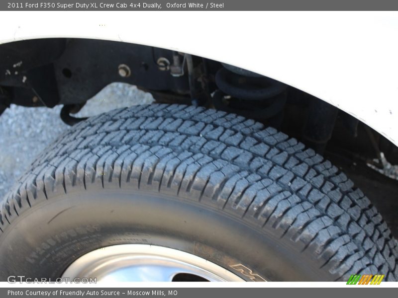 Oxford White / Steel 2011 Ford F350 Super Duty XL Crew Cab 4x4 Dually