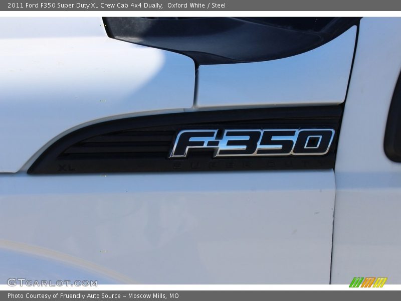 Oxford White / Steel 2011 Ford F350 Super Duty XL Crew Cab 4x4 Dually