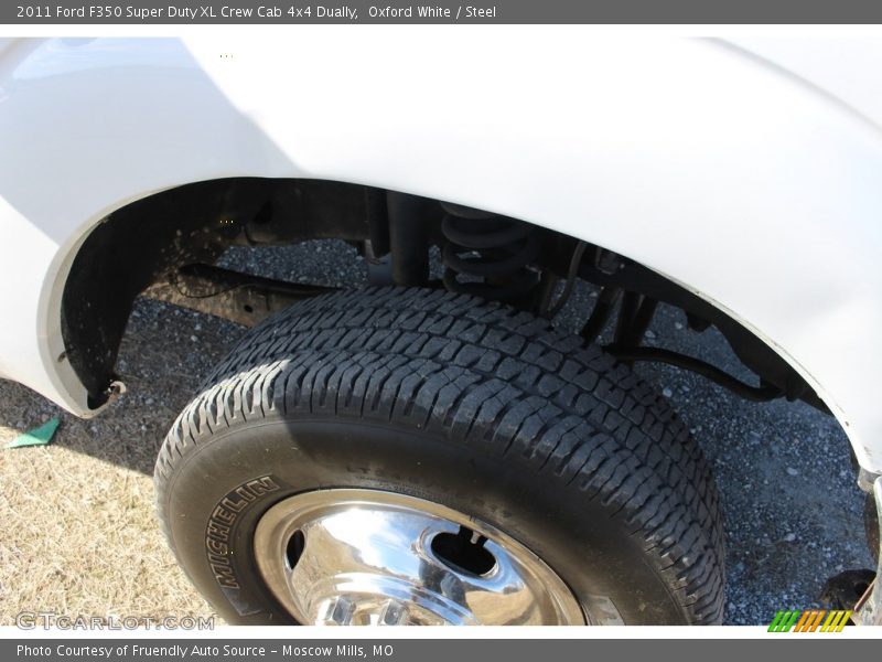 Oxford White / Steel 2011 Ford F350 Super Duty XL Crew Cab 4x4 Dually