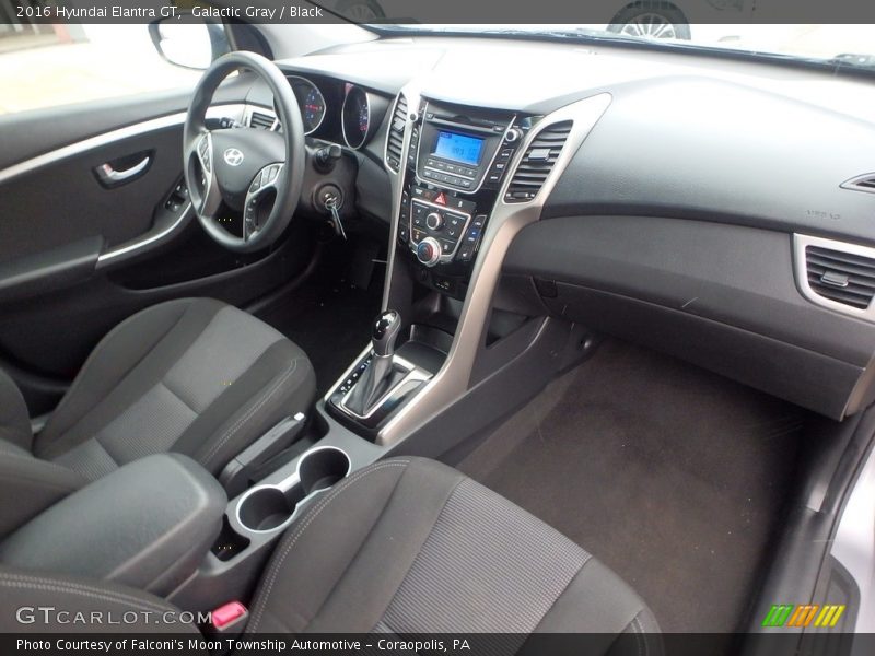 Galactic Gray / Black 2016 Hyundai Elantra GT