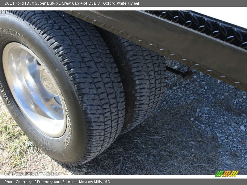 Oxford White / Steel 2011 Ford F350 Super Duty XL Crew Cab 4x4 Dually