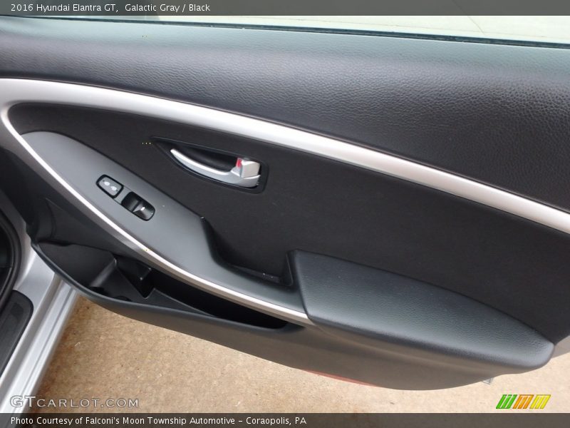 Galactic Gray / Black 2016 Hyundai Elantra GT