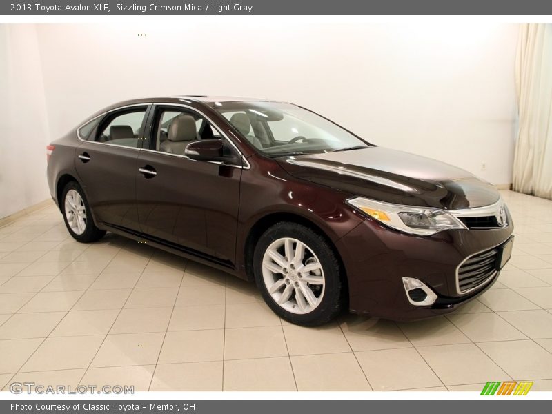 Sizzling Crimson Mica / Light Gray 2013 Toyota Avalon XLE