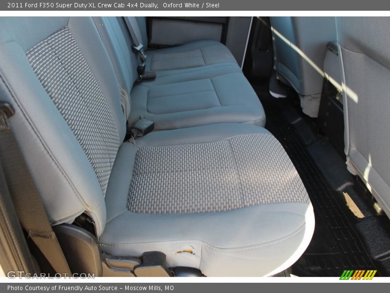 Oxford White / Steel 2011 Ford F350 Super Duty XL Crew Cab 4x4 Dually