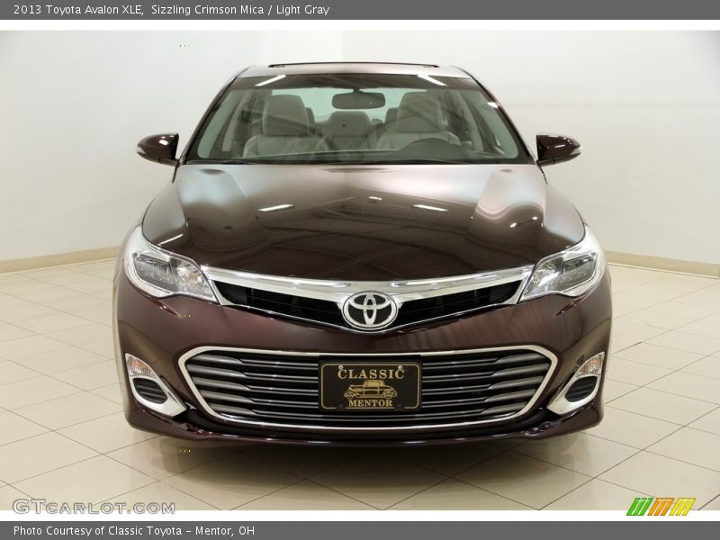 Sizzling Crimson Mica / Light Gray 2013 Toyota Avalon XLE