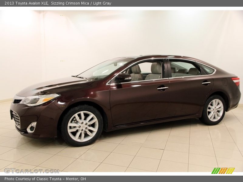 Sizzling Crimson Mica / Light Gray 2013 Toyota Avalon XLE