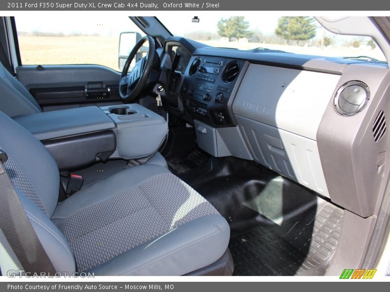 Oxford White / Steel 2011 Ford F350 Super Duty XL Crew Cab 4x4 Dually