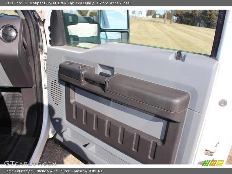 Oxford White / Steel 2011 Ford F350 Super Duty XL Crew Cab 4x4 Dually