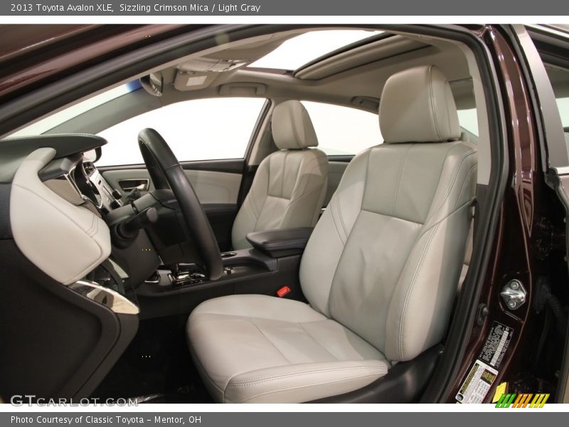 Sizzling Crimson Mica / Light Gray 2013 Toyota Avalon XLE