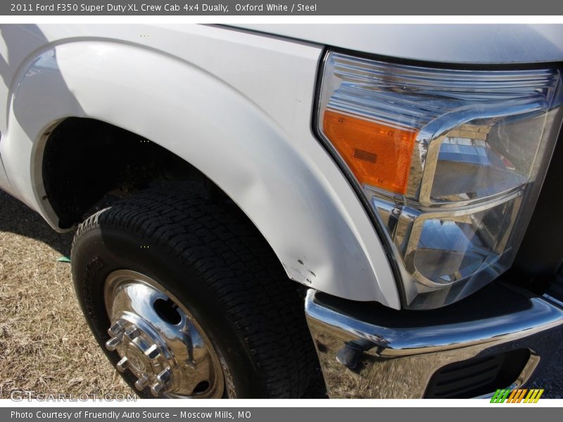 Oxford White / Steel 2011 Ford F350 Super Duty XL Crew Cab 4x4 Dually