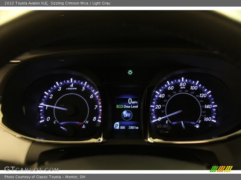 Sizzling Crimson Mica / Light Gray 2013 Toyota Avalon XLE