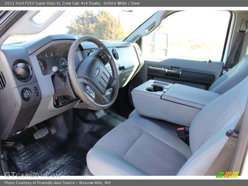 Oxford White / Steel 2011 Ford F350 Super Duty XL Crew Cab 4x4 Dually