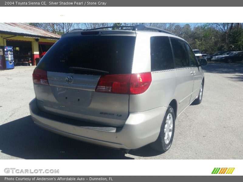 Silver Shadow Pearl / Stone Gray 2004 Toyota Sienna CE