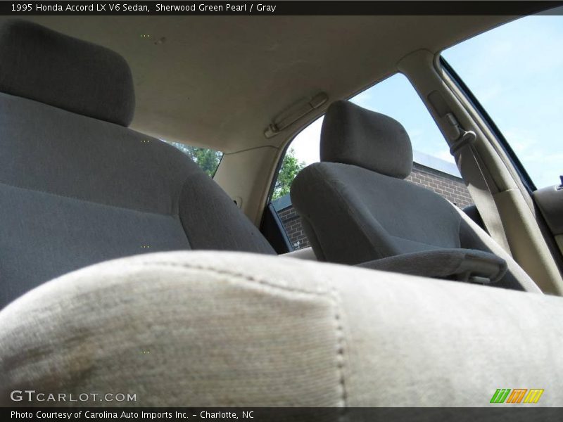 Sherwood Green Pearl / Gray 1995 Honda Accord LX V6 Sedan
