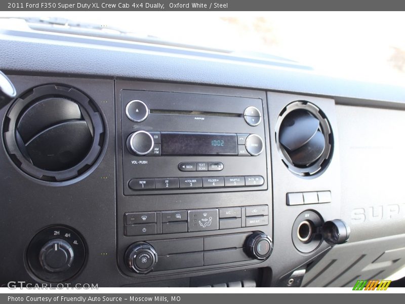 Oxford White / Steel 2011 Ford F350 Super Duty XL Crew Cab 4x4 Dually