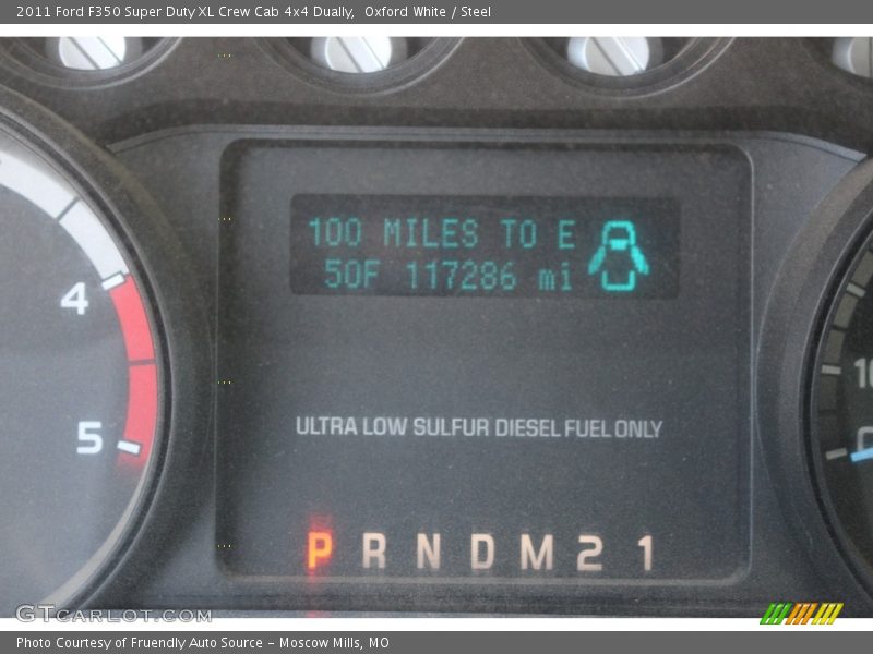 Oxford White / Steel 2011 Ford F350 Super Duty XL Crew Cab 4x4 Dually