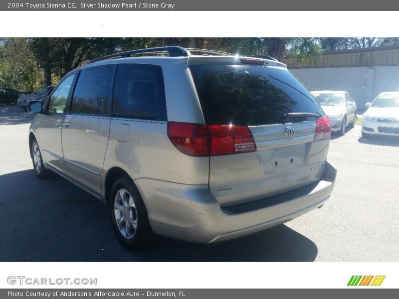 Silver Shadow Pearl / Stone Gray 2004 Toyota Sienna CE