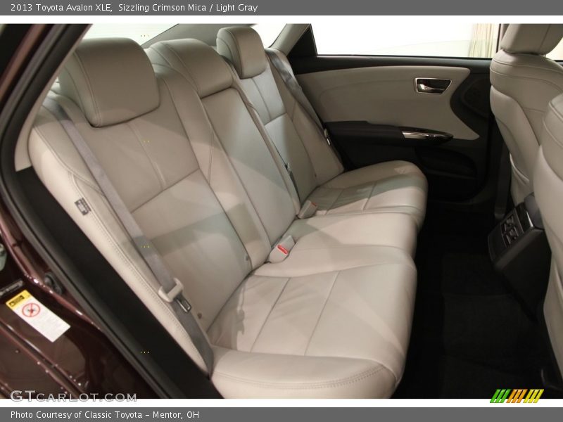 Sizzling Crimson Mica / Light Gray 2013 Toyota Avalon XLE