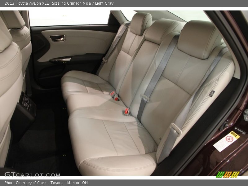 Sizzling Crimson Mica / Light Gray 2013 Toyota Avalon XLE