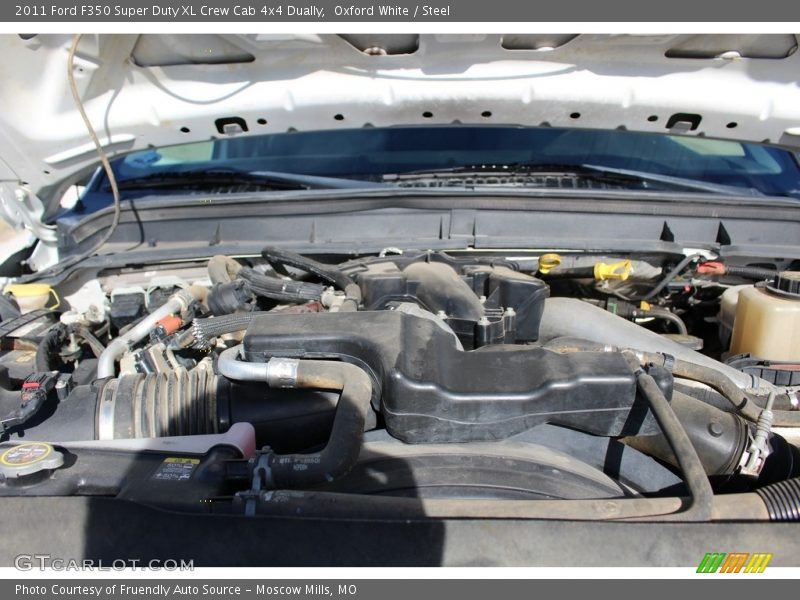 Oxford White / Steel 2011 Ford F350 Super Duty XL Crew Cab 4x4 Dually