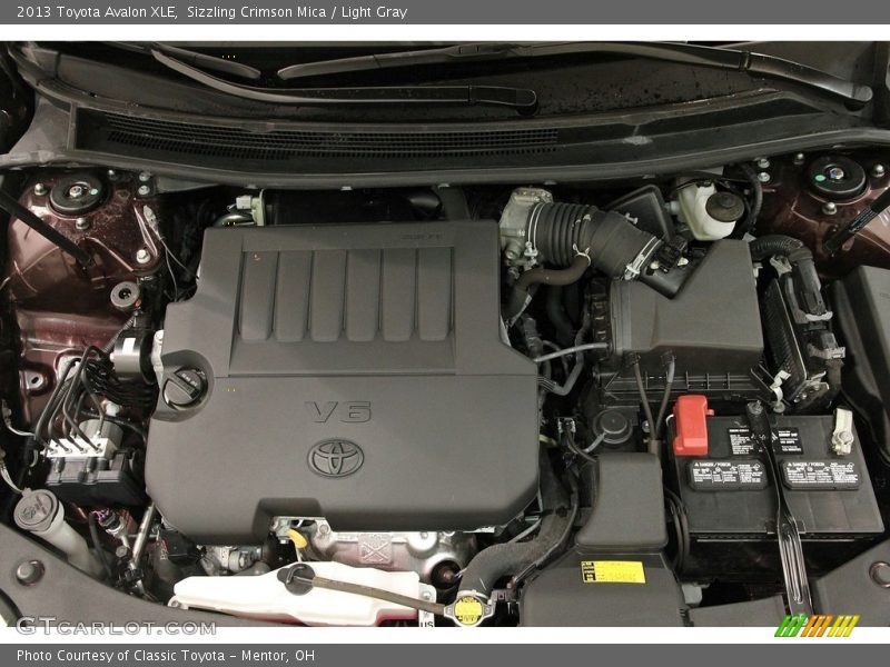 Sizzling Crimson Mica / Light Gray 2013 Toyota Avalon XLE