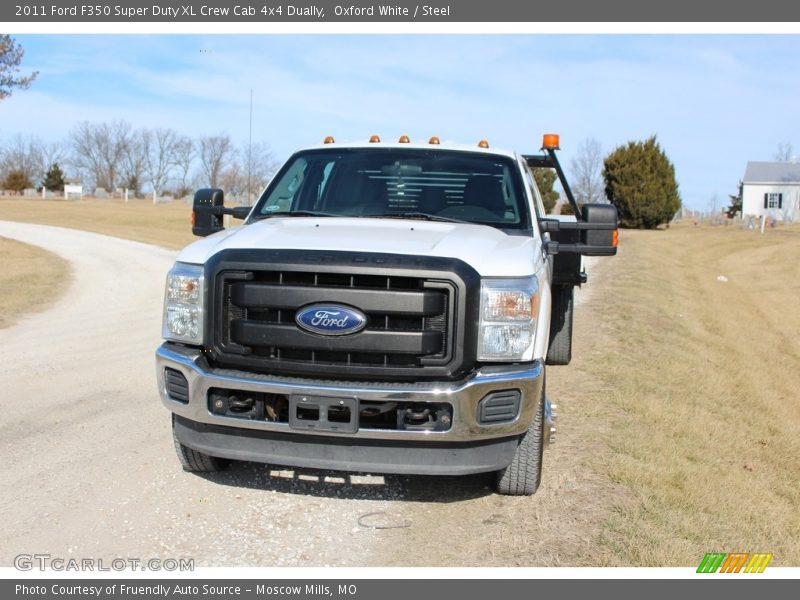 Oxford White / Steel 2011 Ford F350 Super Duty XL Crew Cab 4x4 Dually