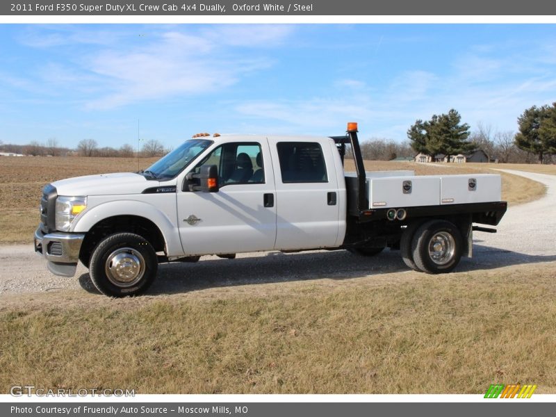 Oxford White / Steel 2011 Ford F350 Super Duty XL Crew Cab 4x4 Dually