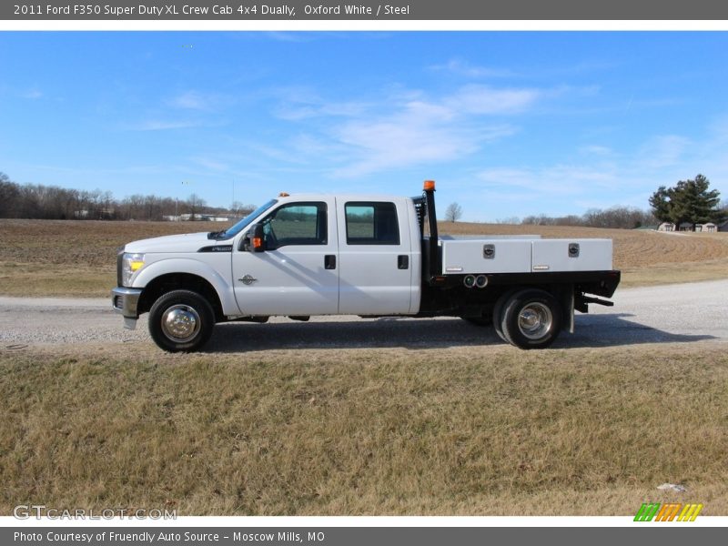 Oxford White / Steel 2011 Ford F350 Super Duty XL Crew Cab 4x4 Dually