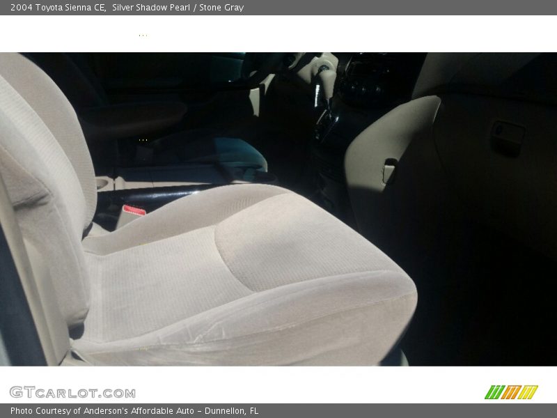 Silver Shadow Pearl / Stone Gray 2004 Toyota Sienna CE