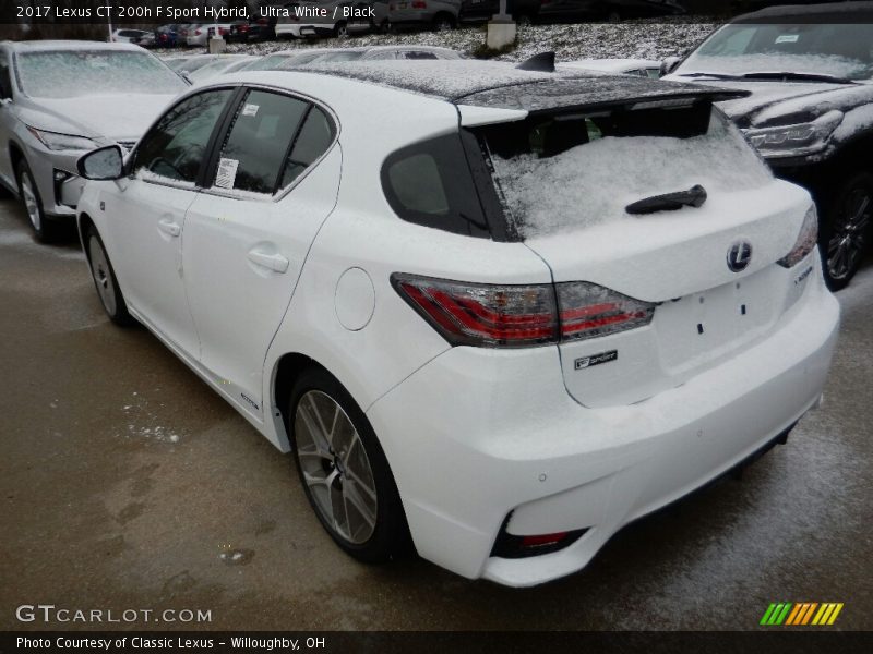 Ultra White / Black 2017 Lexus CT 200h F Sport Hybrid