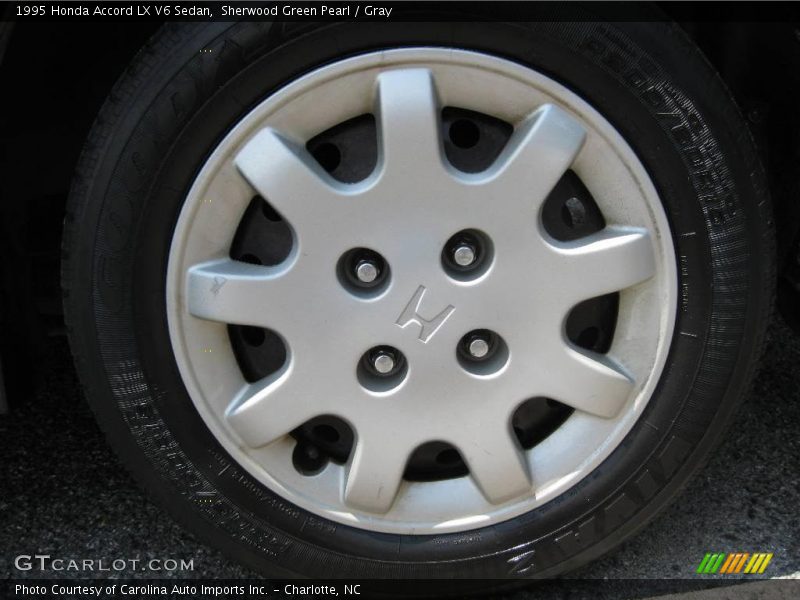 Sherwood Green Pearl / Gray 1995 Honda Accord LX V6 Sedan