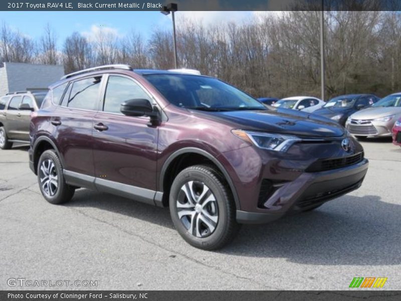 Black Current Metallic / Black 2017 Toyota RAV4 LE
