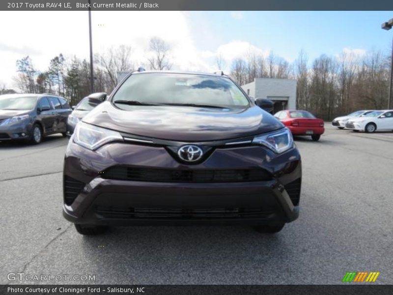 Black Current Metallic / Black 2017 Toyota RAV4 LE