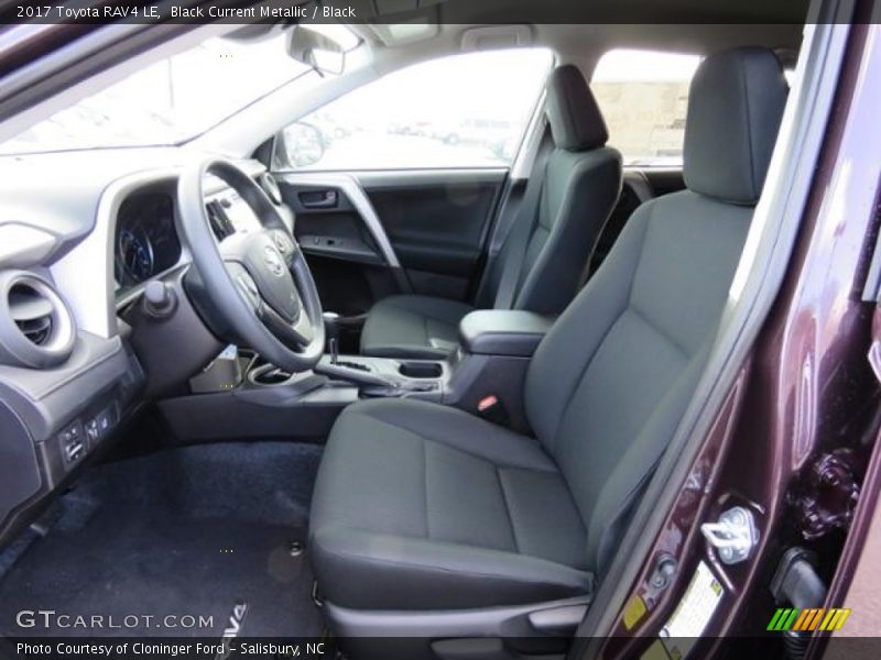 Black Current Metallic / Black 2017 Toyota RAV4 LE