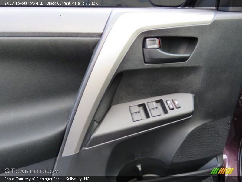 Black Current Metallic / Black 2017 Toyota RAV4 LE