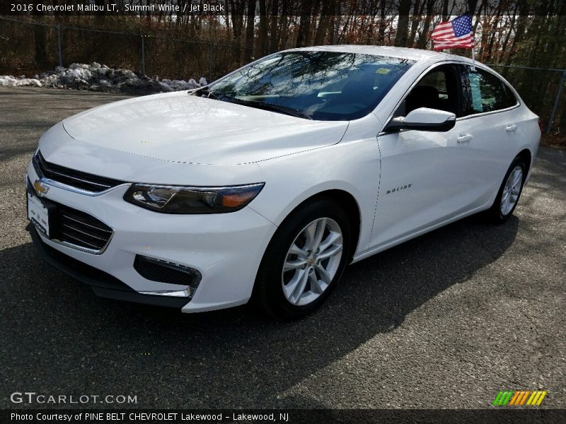 Summit White / Jet Black 2016 Chevrolet Malibu LT