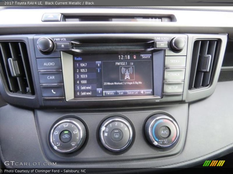 Black Current Metallic / Black 2017 Toyota RAV4 LE