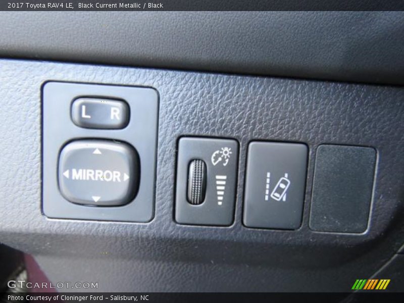 Black Current Metallic / Black 2017 Toyota RAV4 LE
