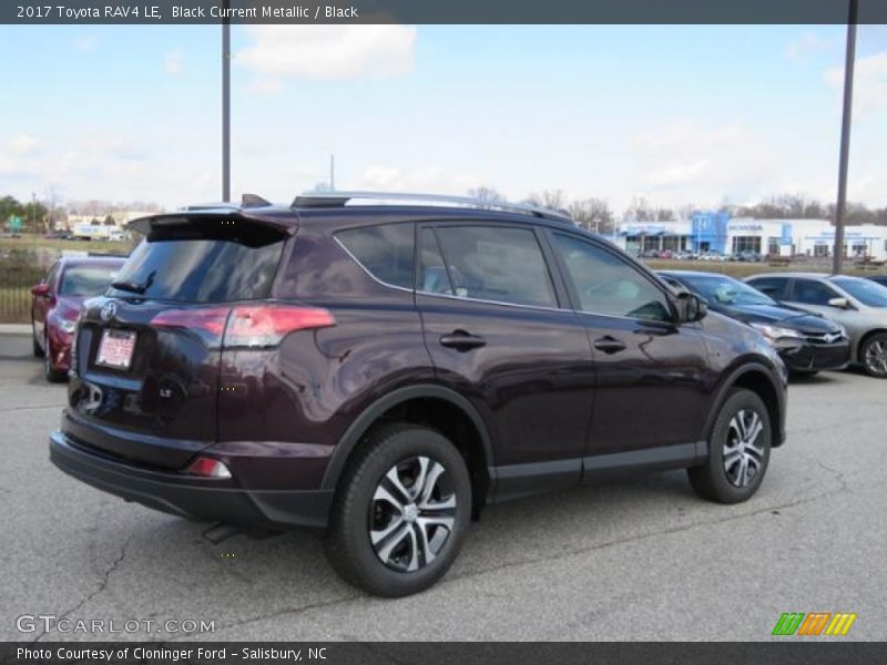 Black Current Metallic / Black 2017 Toyota RAV4 LE